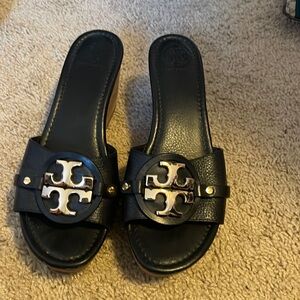 Tory Burch black and gold